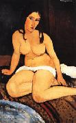 Amedeo Modigliani Draped Nude Sweden oil painting artist